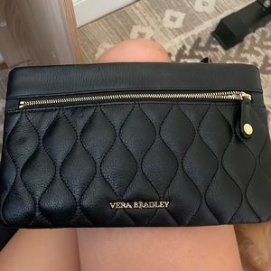 Gently used vera Bradley quilted leather wristlet